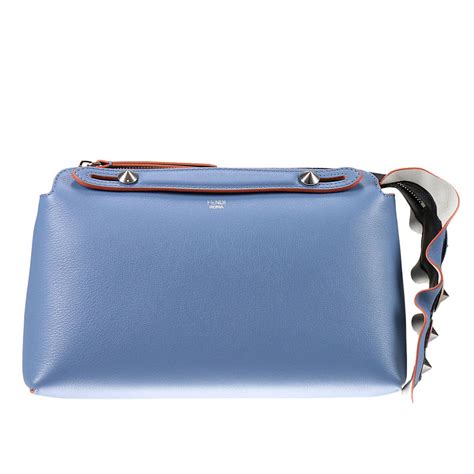 fendi blue pouch|Fendi small pouch.